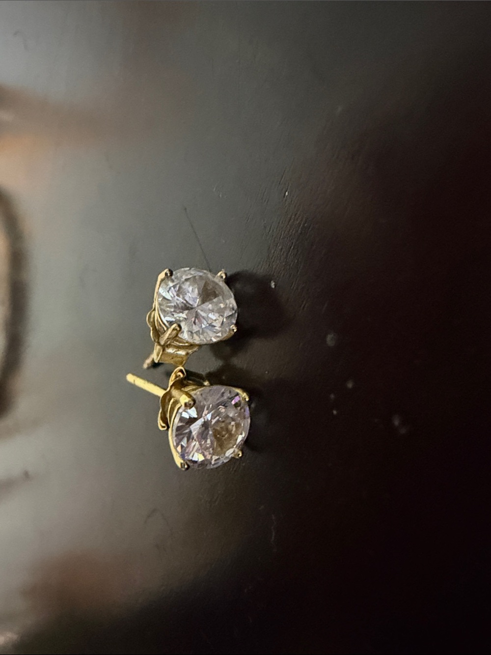Gold-Tone Crystal Accent Bracelet and Stud Earrings Set - Picture 2 of 4